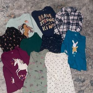 Girls size 5t Shirts bundle